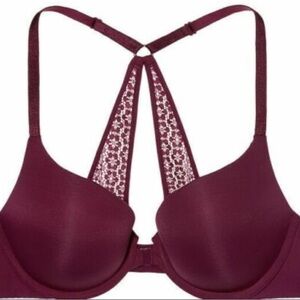 Victoria’s Secret Burgundy Perfect Shape Push-up Bra